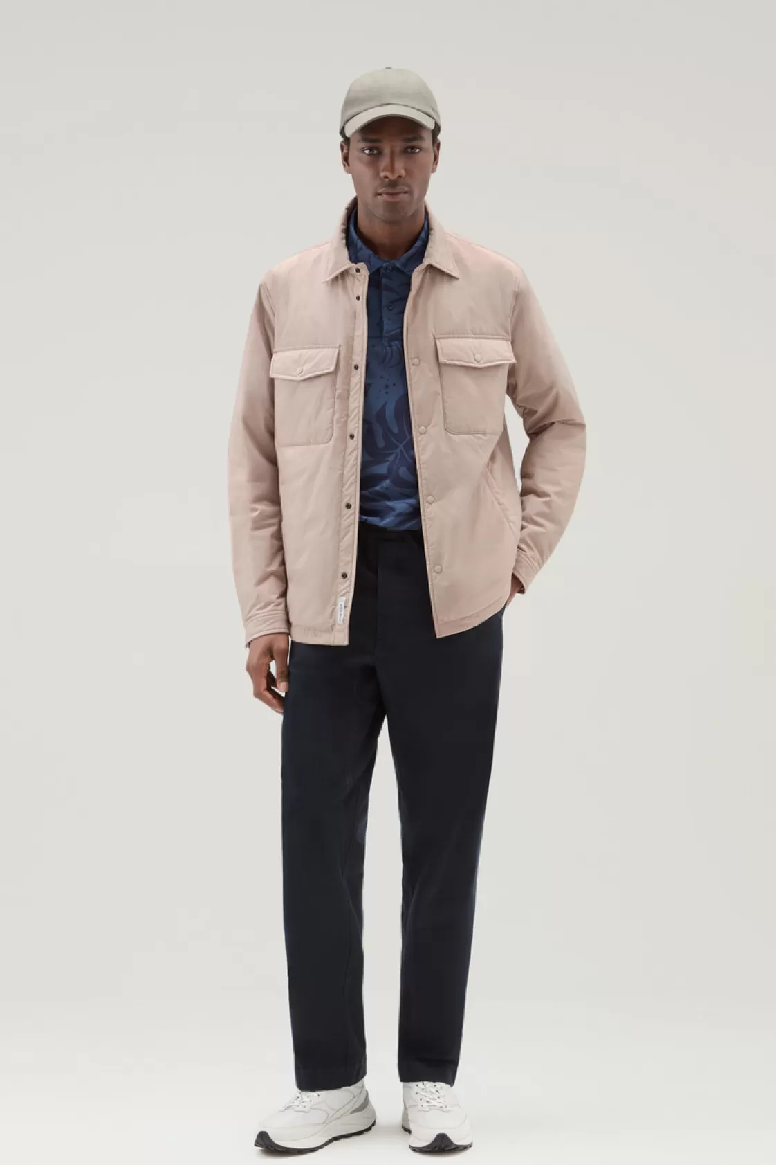 Overshirts & Shirt Jackets>woolrich Alaskan Padded Shirt Jacket In Urban Touch Rope