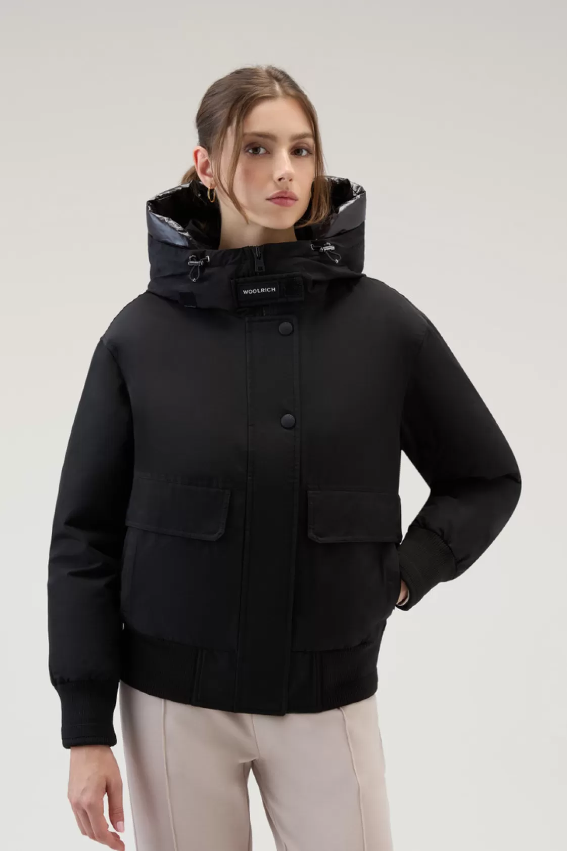 Bomber Jackets | Jackets>woolrich Arctic Bomber In Ramar Cloth Black