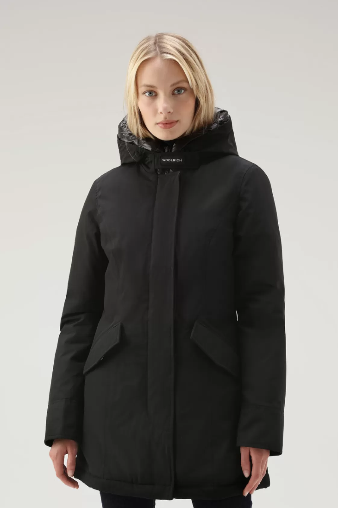 Parkas>woolrich Arctic Parka In Ramar Cloth Black