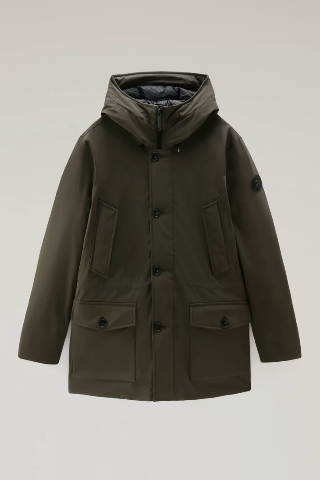 Parkas>woolrich Arctic Parka In Stretch Nylon Dark Green