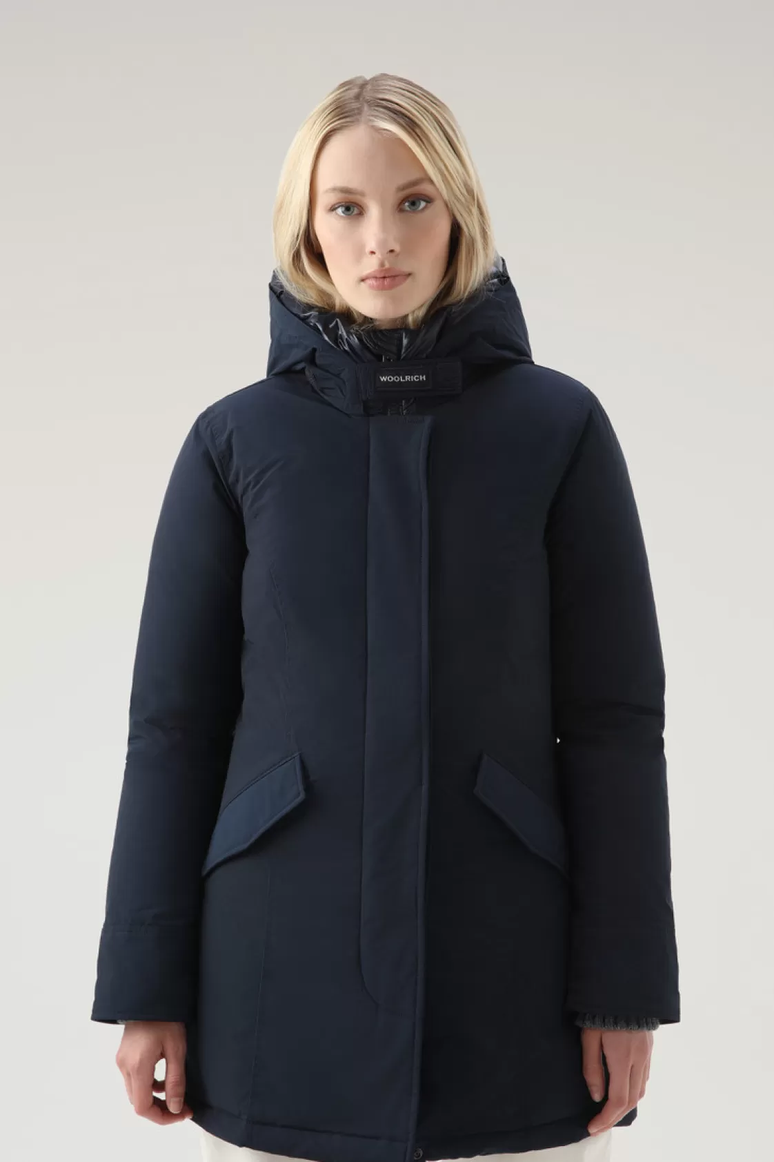 Parkas>woolrich Arctic Parka In Urban Touch Melton Blue