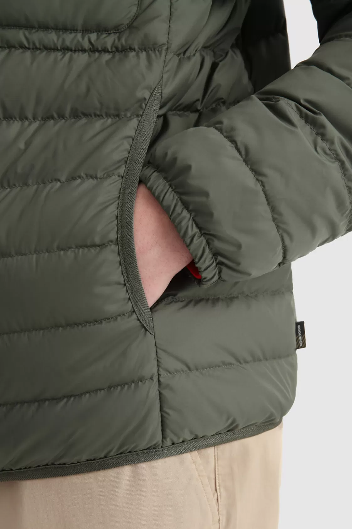 Lightweight Down Jackets | Jackets>woolrich Bering Quilted Jacket Fishing Green