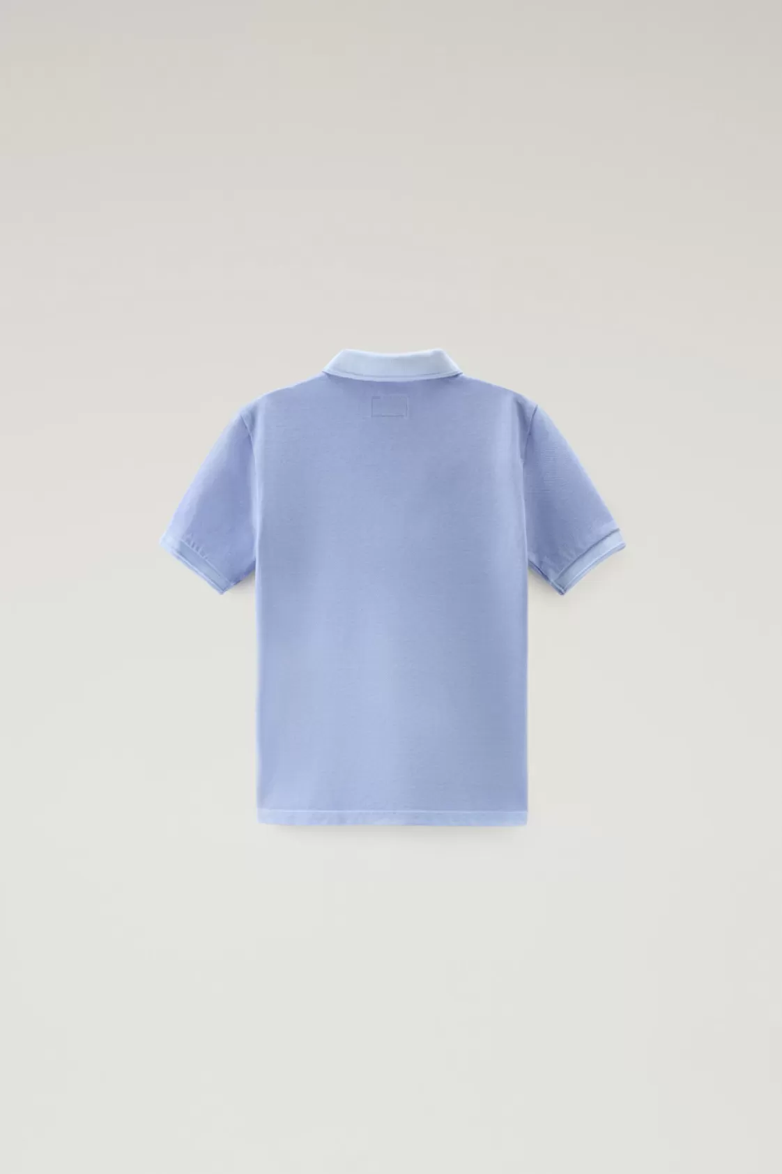 Apparel>woolrich Boys' Garment-Dyed Stretch Cotton Mackinack Polo Shirt Sea Breeze