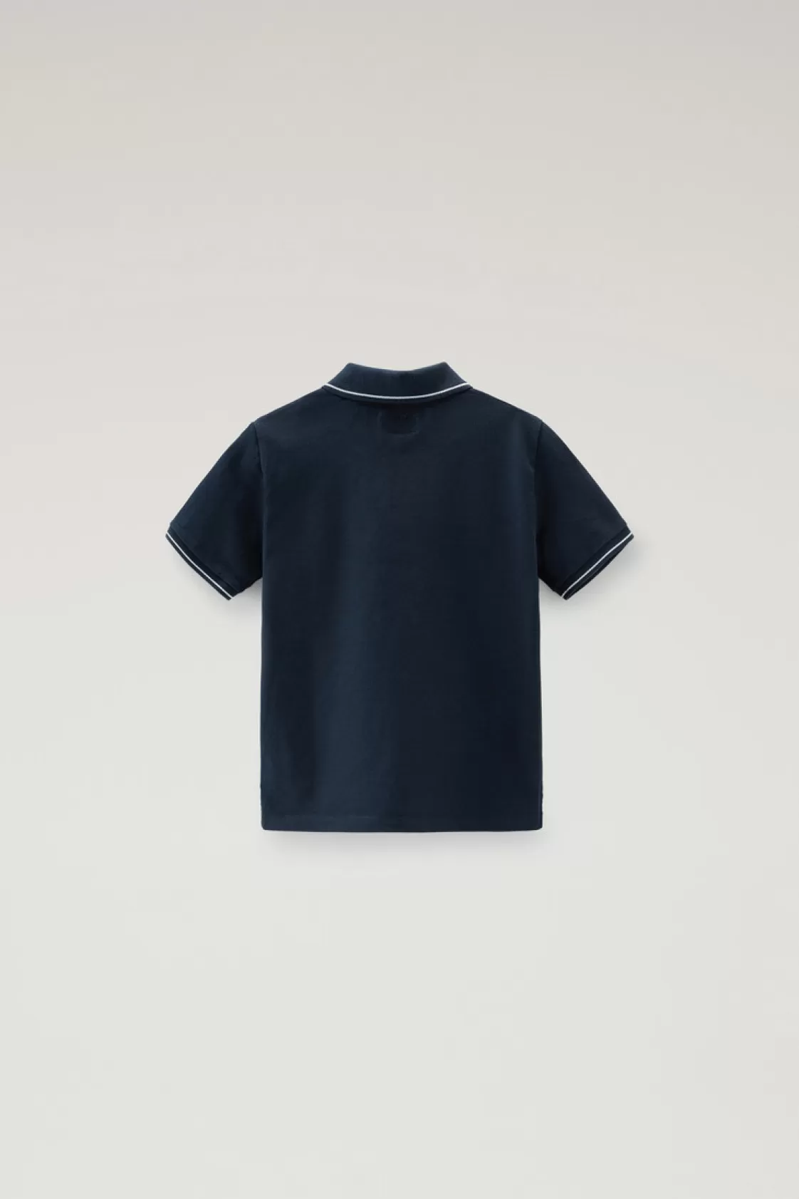 Apparel>woolrich Boys' Monterey Polo In Stretch Cotton Piquet Melton Blue