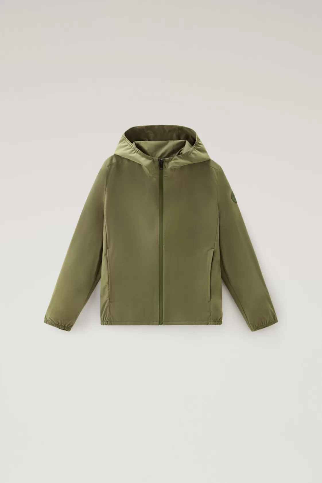 Jackets>woolrich Boys' Pacific Jacket With Hood Lake Olive