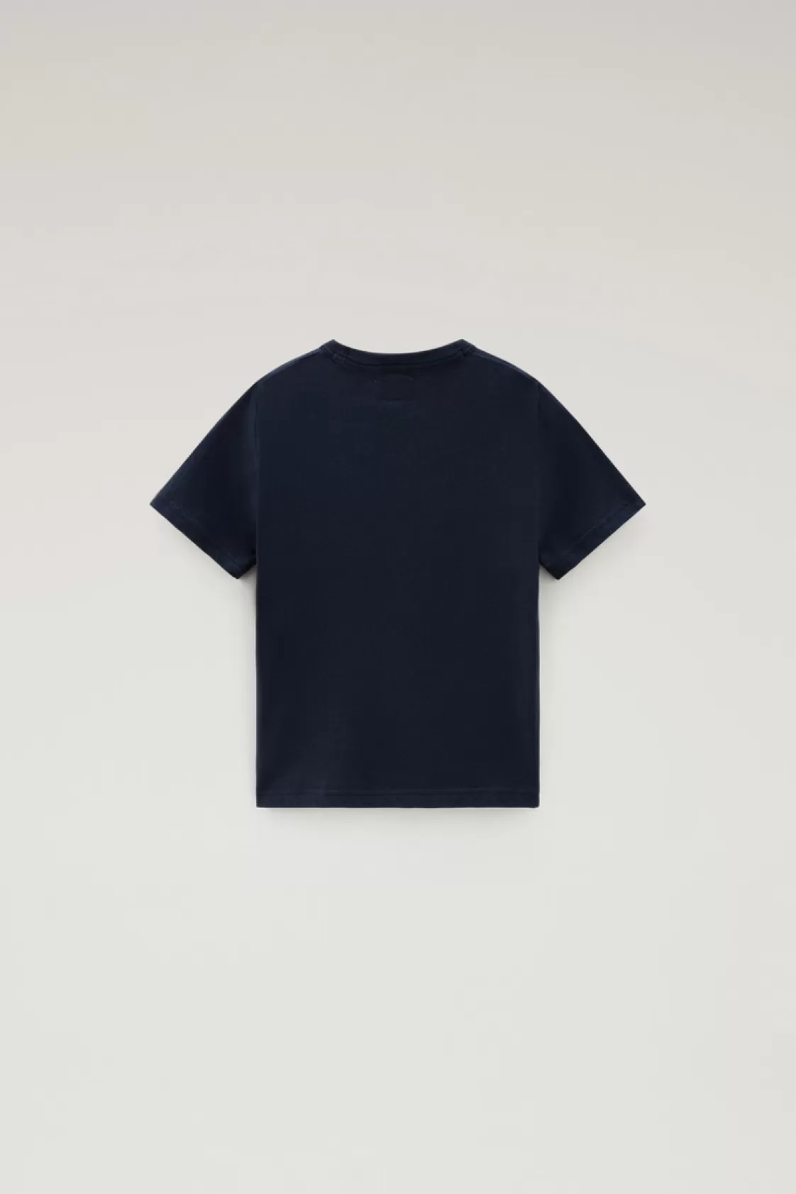 Apparel>woolrich Boys' Pure Cotton T-Shirt With Graphic Print Melton Blue