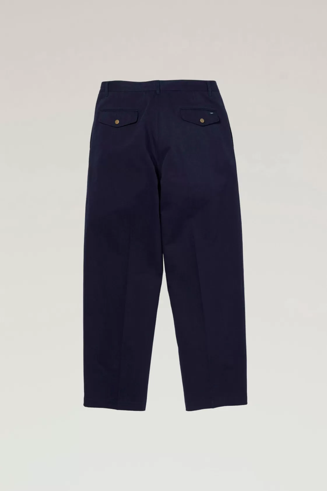 Outdoor Label Designed in Japan | Trousers & Shorts>woolrich Cavalry Twill Cotton Blend Pants Navy