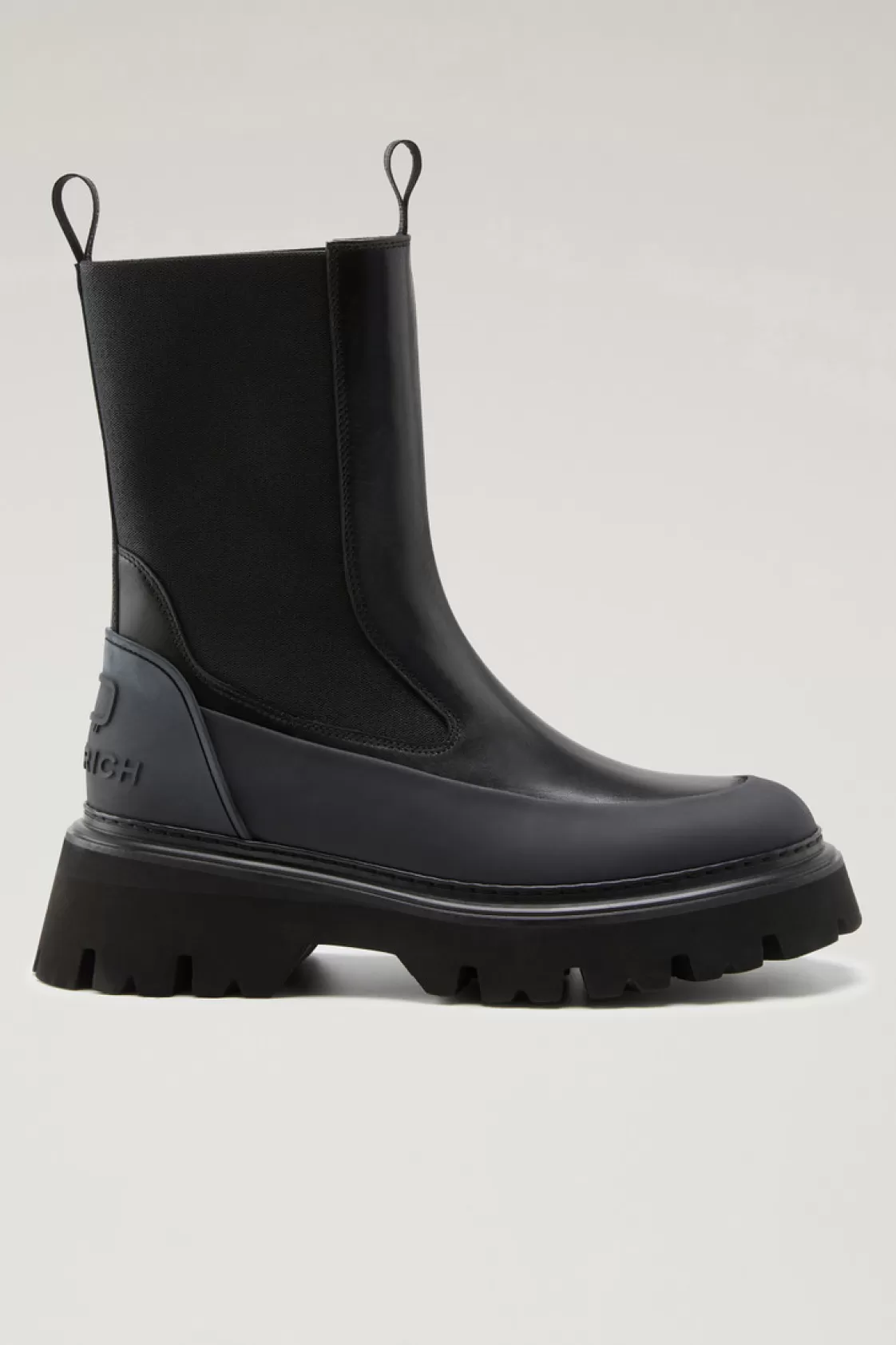 Boots>woolrich Chelsea Boots With Lugged Sole Black Black