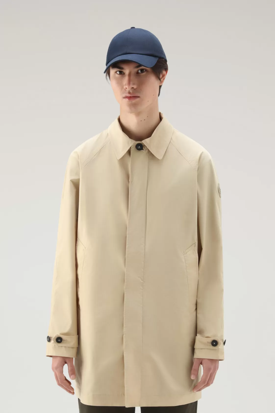 Coats>woolrich City Carcoat In Urban Touch Beach Sand