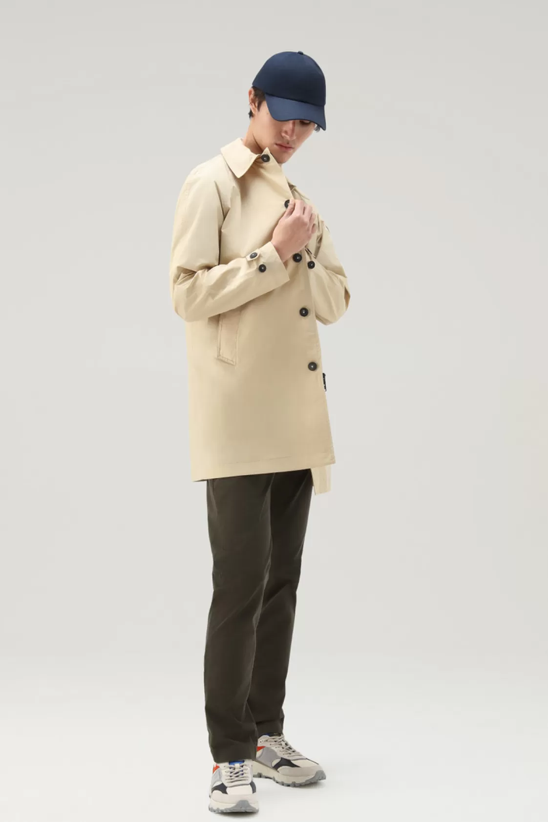 Coats>woolrich City Carcoat In Urban Touch Beach Sand