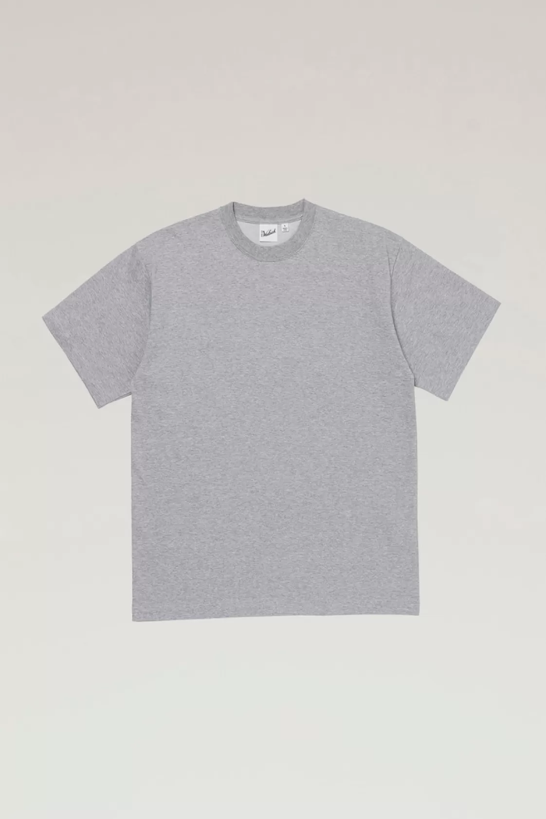 Outdoor Label Designed in Japan | T-Shirts>woolrich COOLMAX Print T-shirt Grey