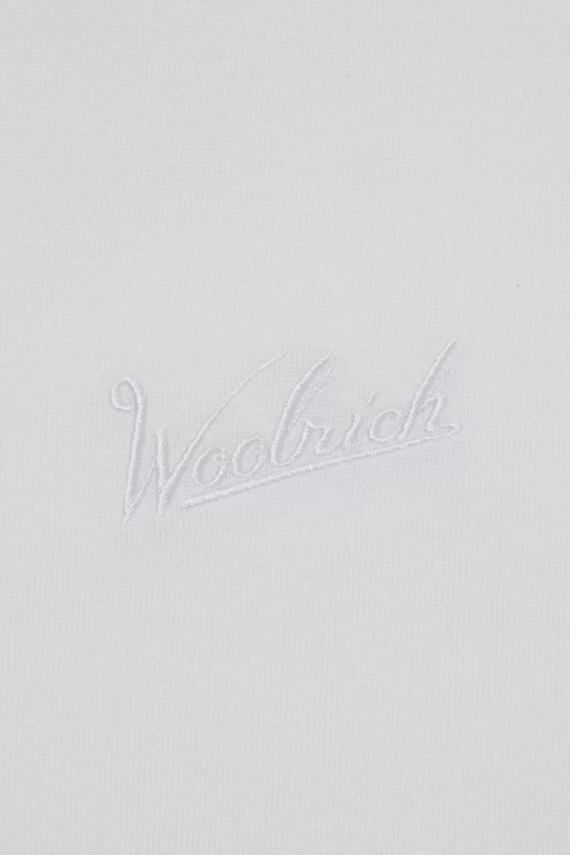 Outdoor Label Designed in Japan | T-Shirts>woolrich COOLMAX T-shirt With Embroidered Logo White