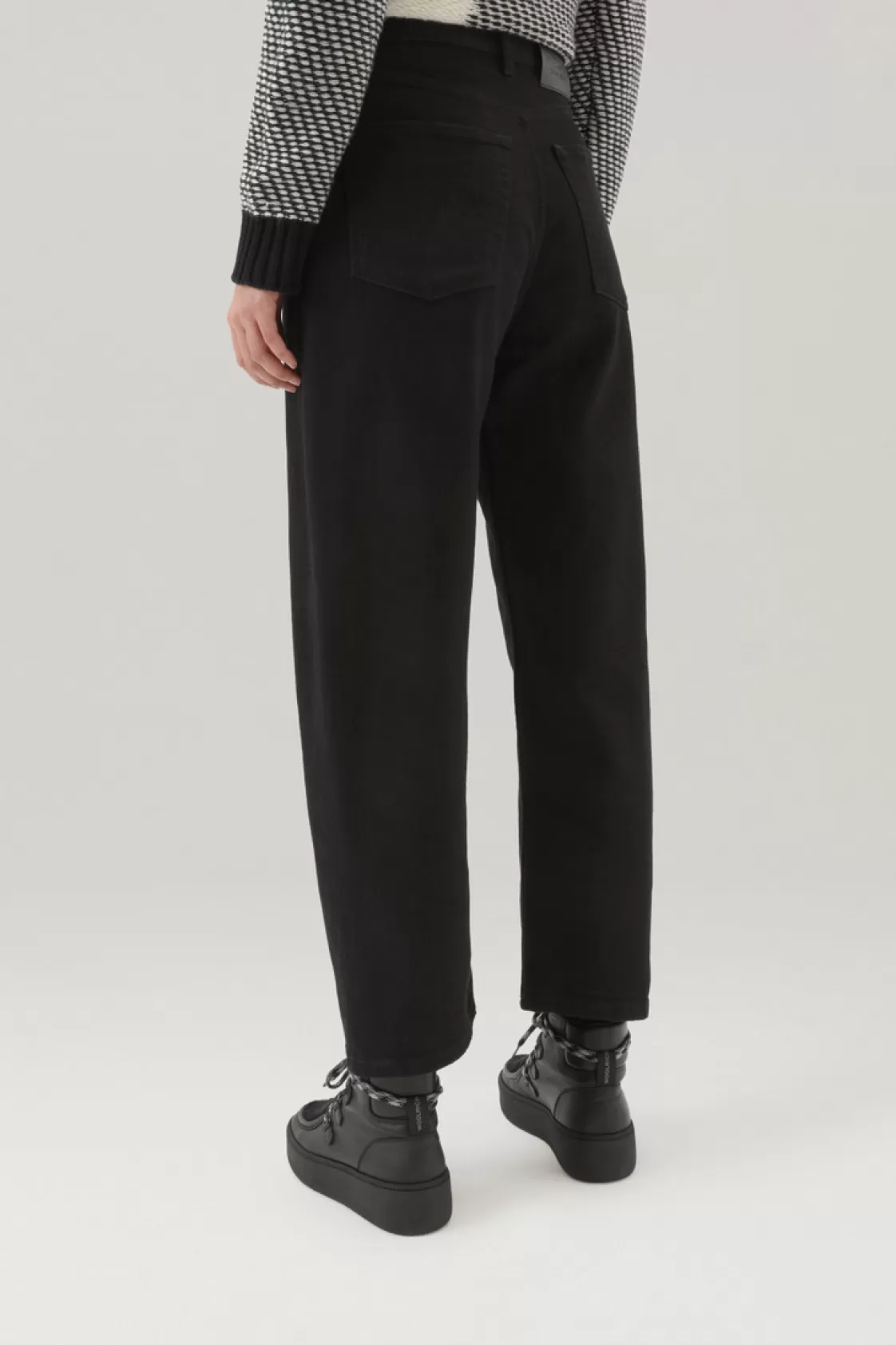 Trousers & Shorts>woolrich Denim Pants In Cotton Black