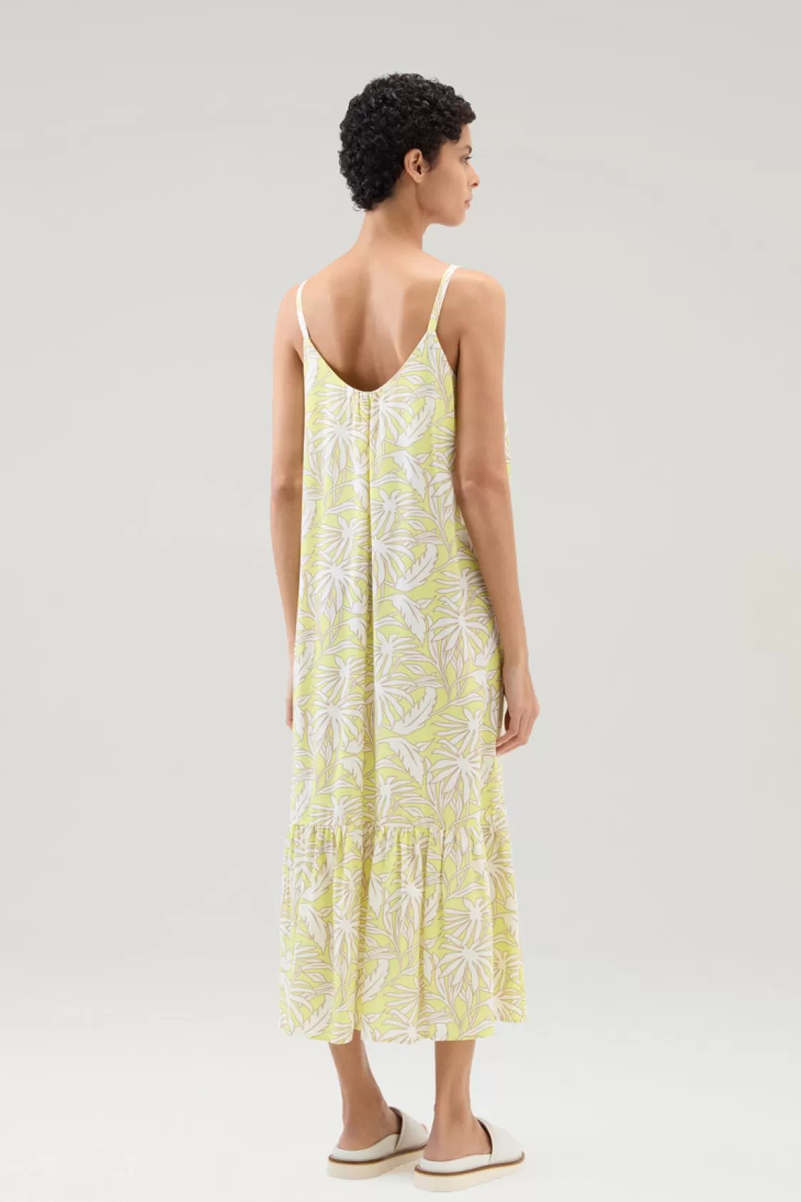 Dresses & Skirts>woolrich Dress With Tropical Print Sunny Lemon Flower