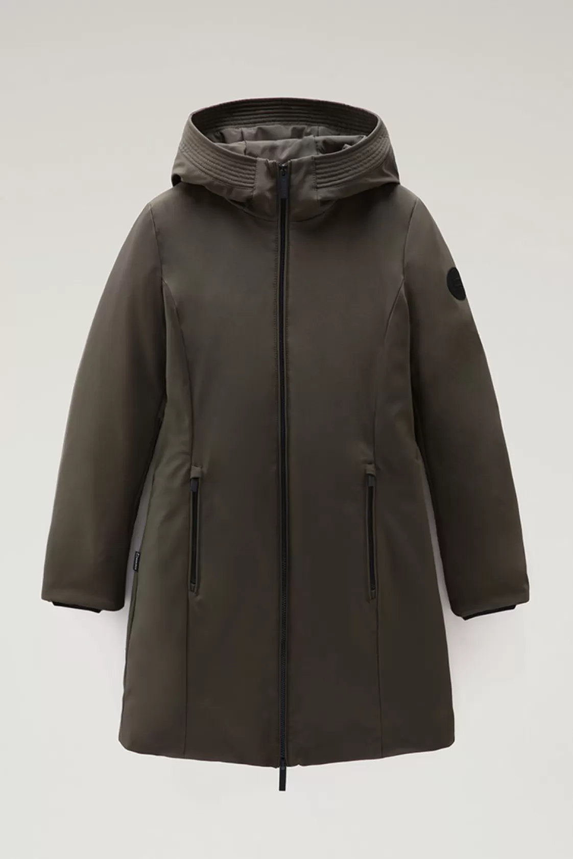 Waterproof | Parkas>woolrich Firth Parka In Softshell Dark Green