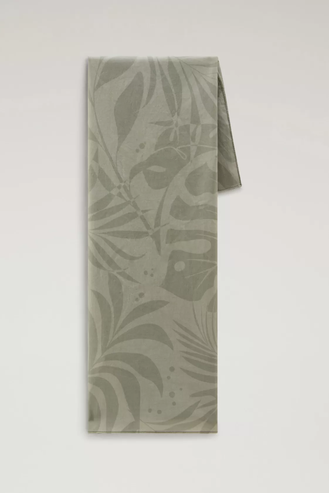 Scarves | Scarves and Gloves>woolrich Garment-Dyed Printed Bandana In Pure Cotton Sage Flower