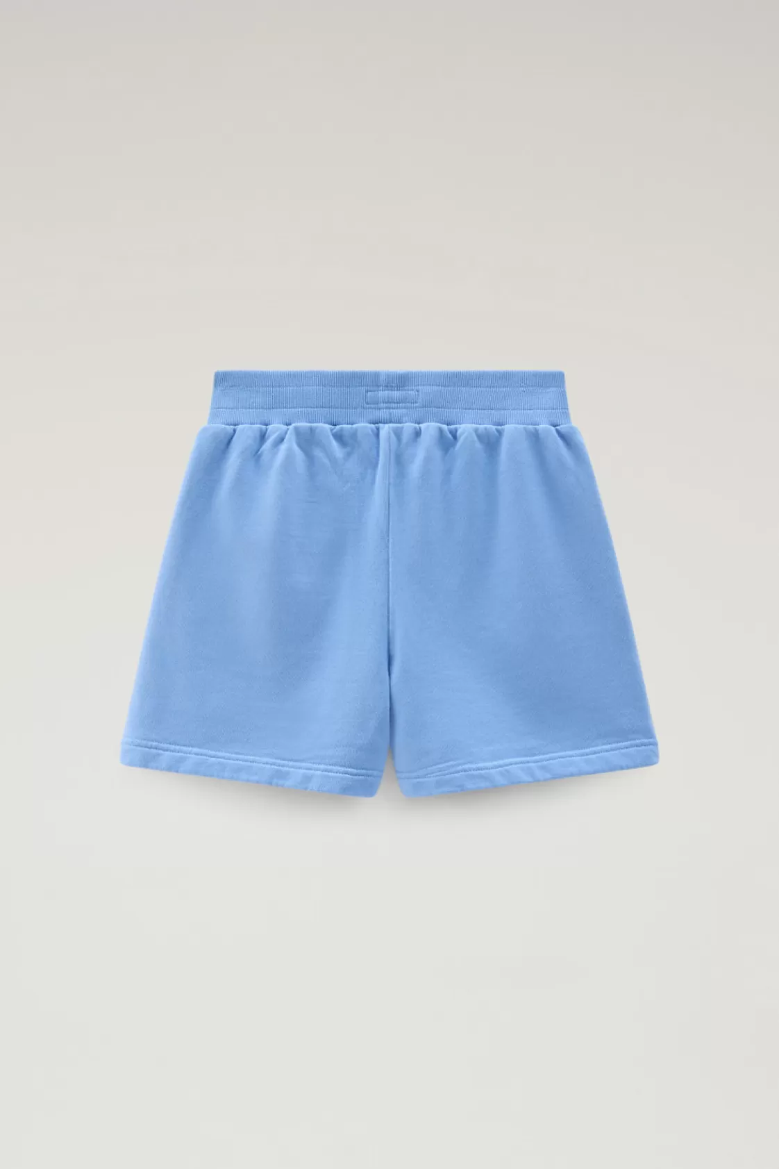 Apparel>woolrich Girls' Pure Cotton Fleece Shorts Sea Breeze