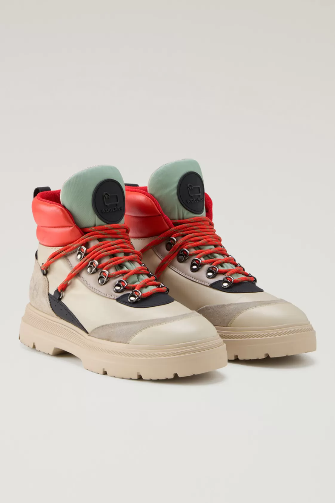 Boots>woolrich Hiking Military Boots Beige Coral