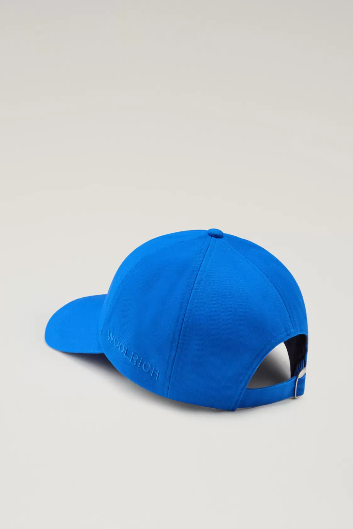 Hats & Beanies | Hats>woolrich Logo Baseball Cap In Pure Cotton Twill Snorkel Blue