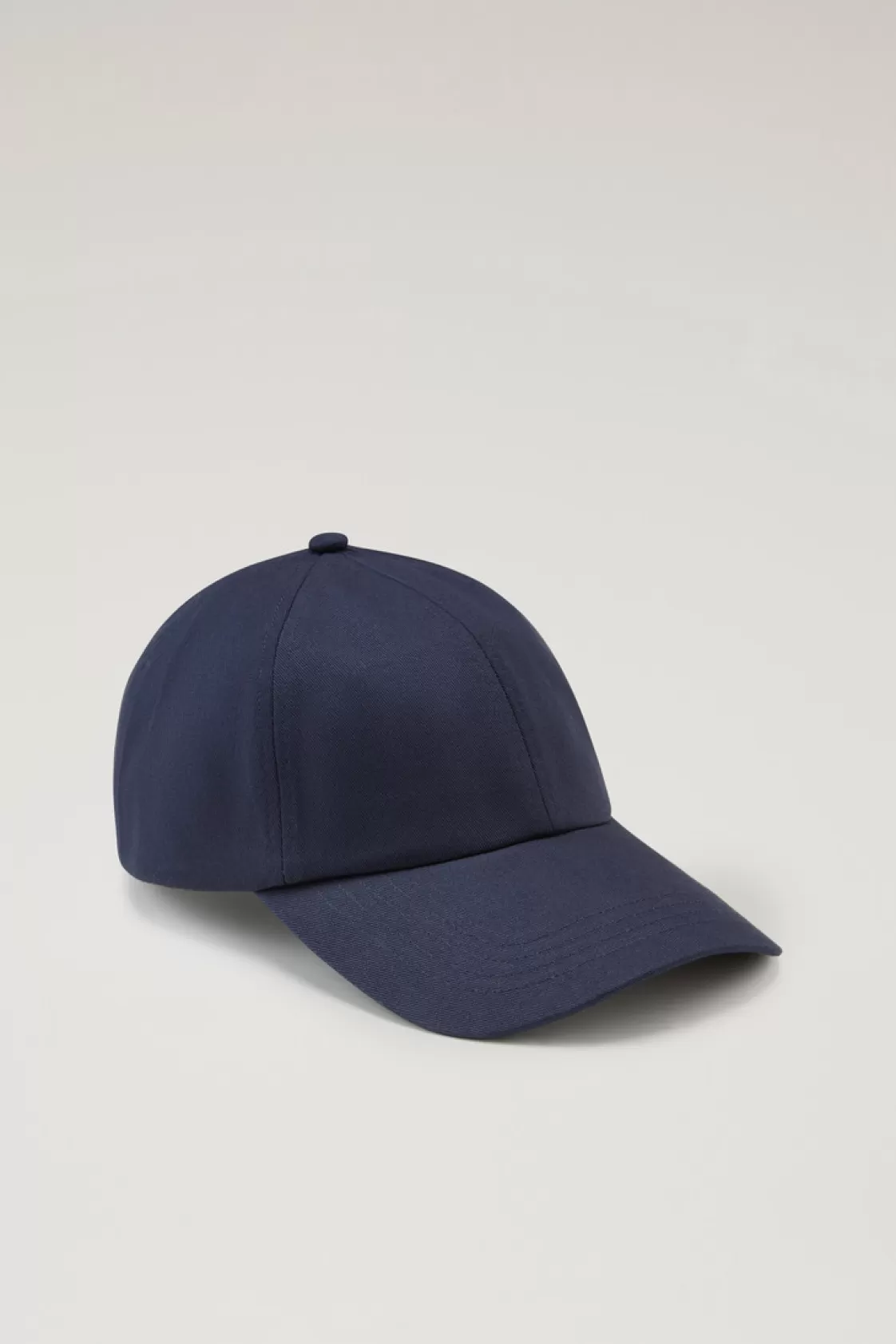 Hats & Beanies | Hats>woolrich Logo Baseball Cap In Pure Cotton Twill Melton Blue