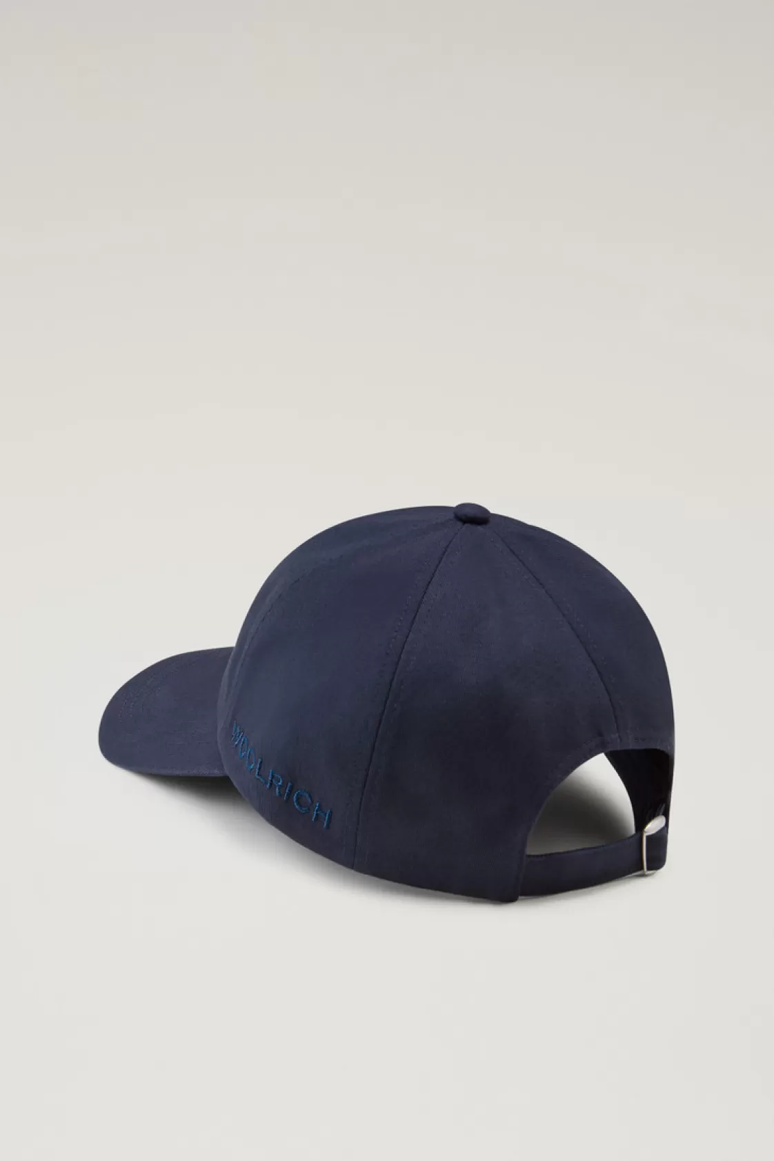 Hats & Beanies | Hats>woolrich Logo Baseball Cap In Pure Cotton Twill Melton Blue