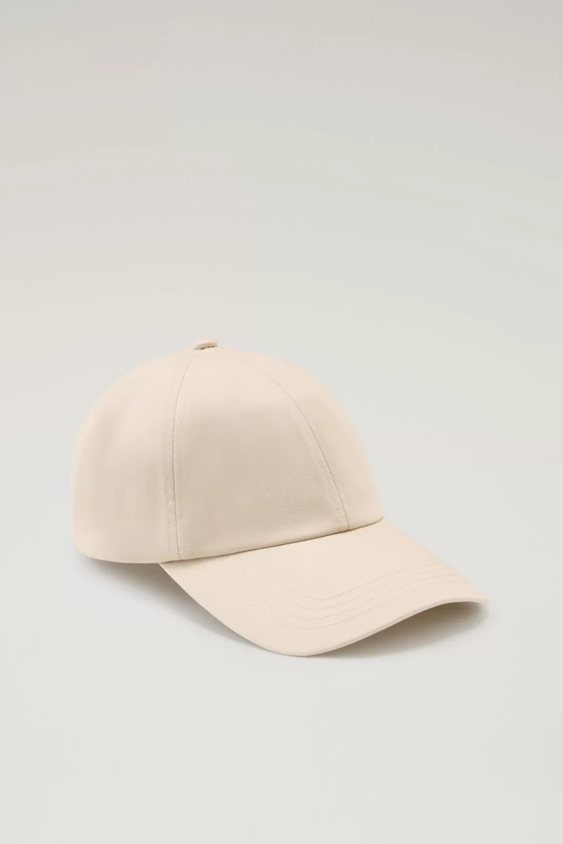 Hats | Hats & Beanies>woolrich Logo Baseball Cap In Pure Cotton Twill Beach Sand