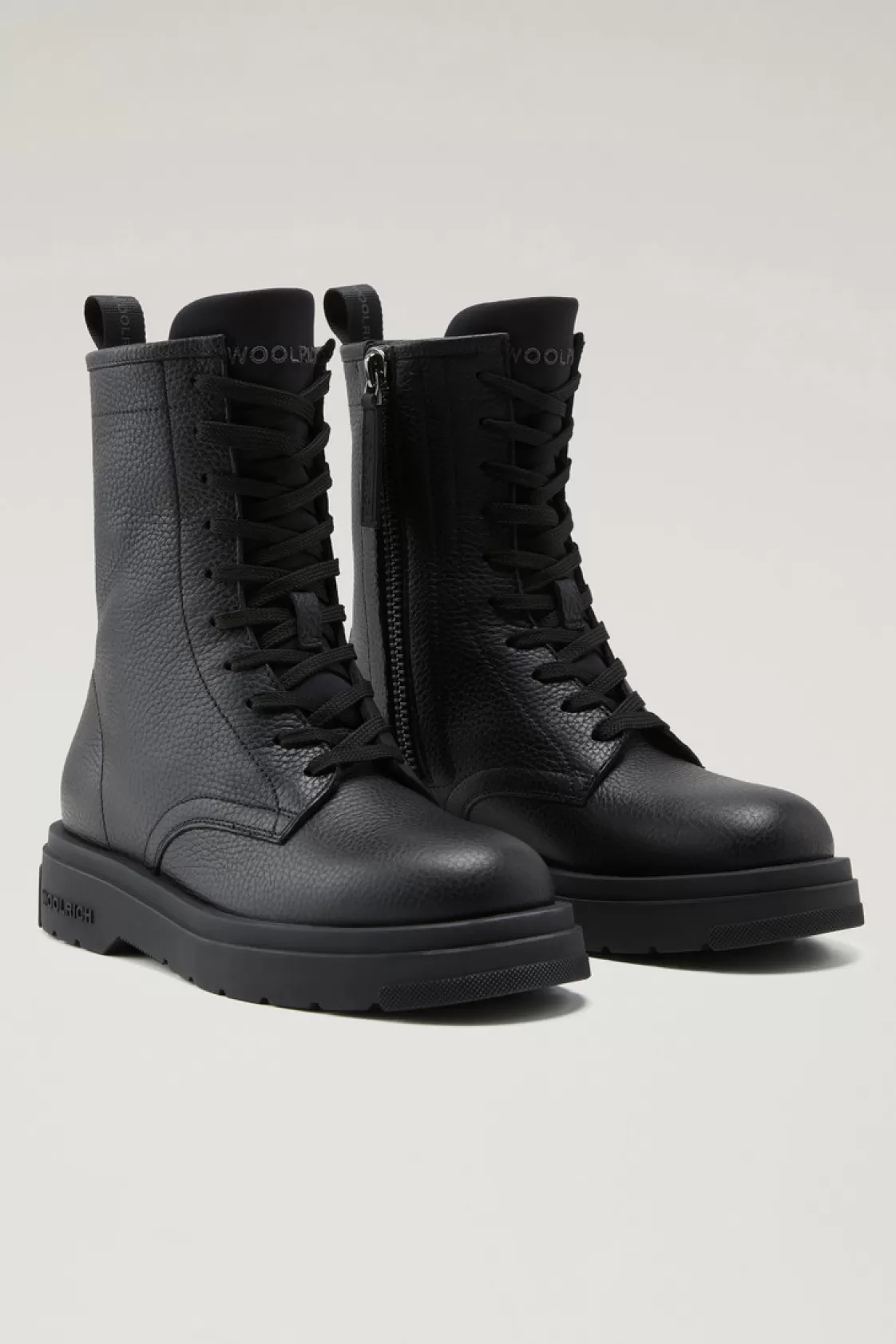 Boots>woolrich New City Boots In Tumbled Leather Black