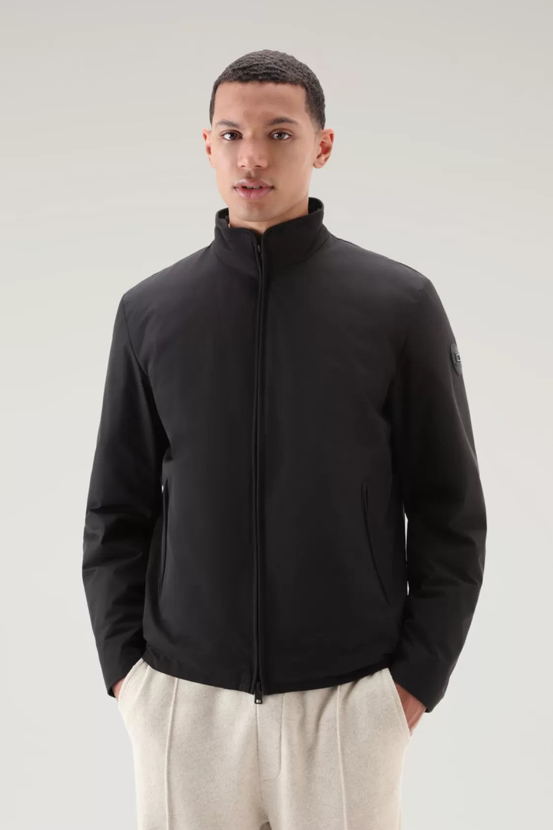 Bomber Jackets | Waterproof>woolrich Padded Sailing Bomber Black