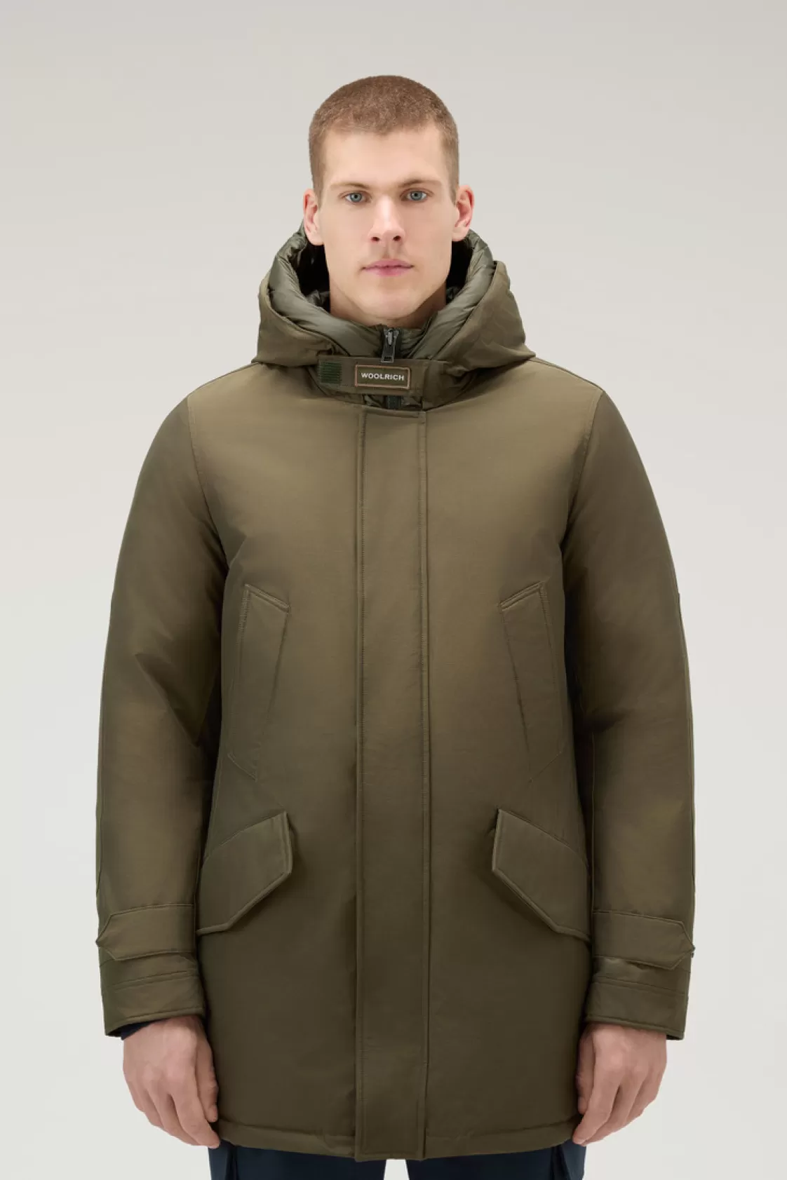 Parkas | Icons>woolrich Polar Parka With High Collar Dark Green