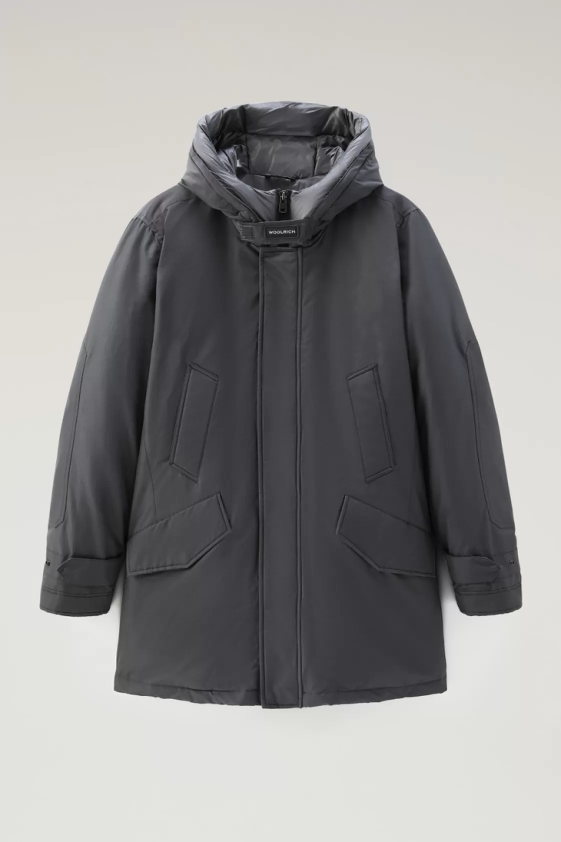 Parkas | Icons>woolrich Polar Parka With High Collar Grey Shadow