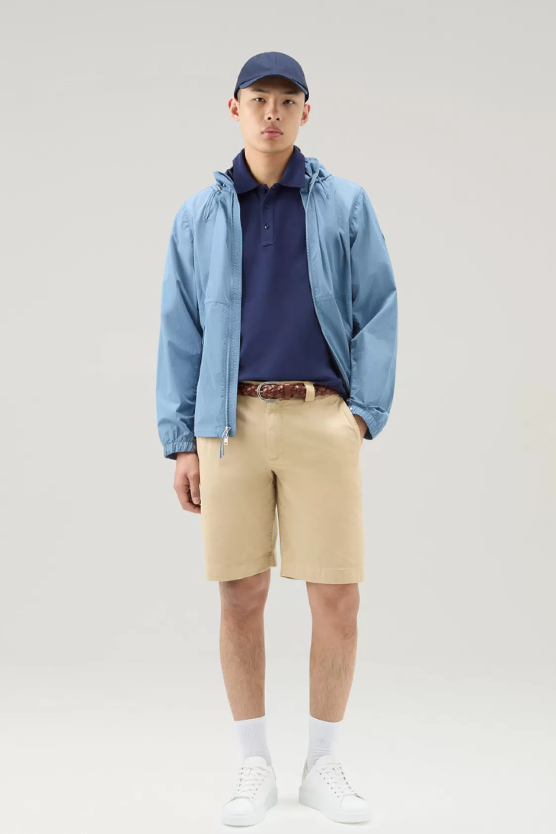 Polos>woolrich Pure Cotton Piquet Polo Shirt Maritime Blue