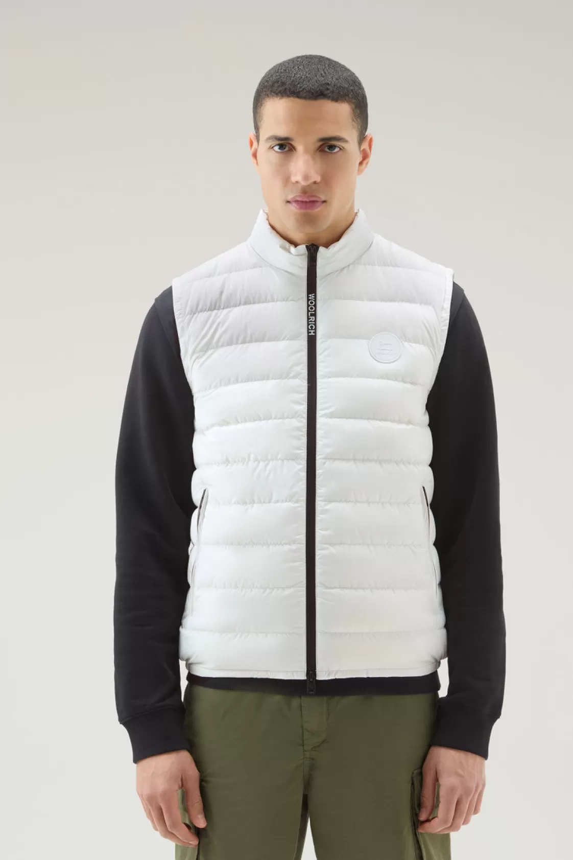 Vests>woolrich Quilted Sundance Vest Stone