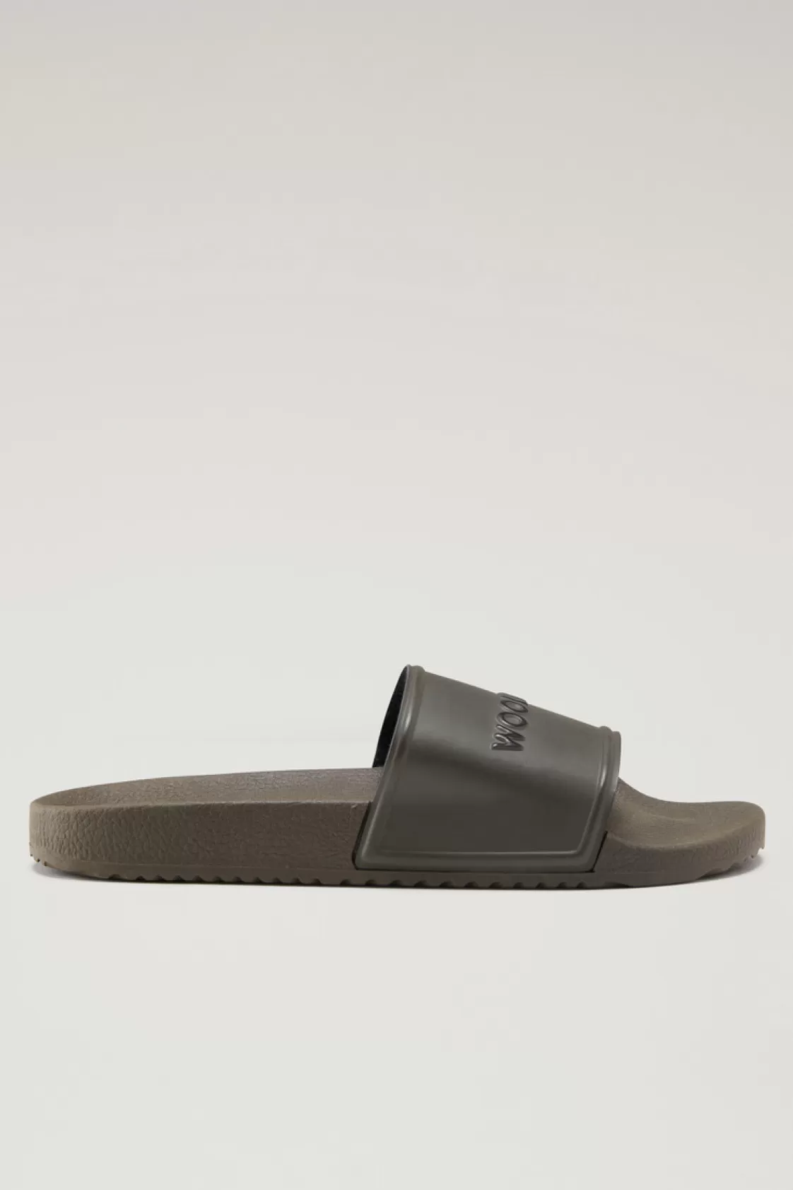 Boat Shoes & Sandals>woolrich Rubber Slide Sandals Green