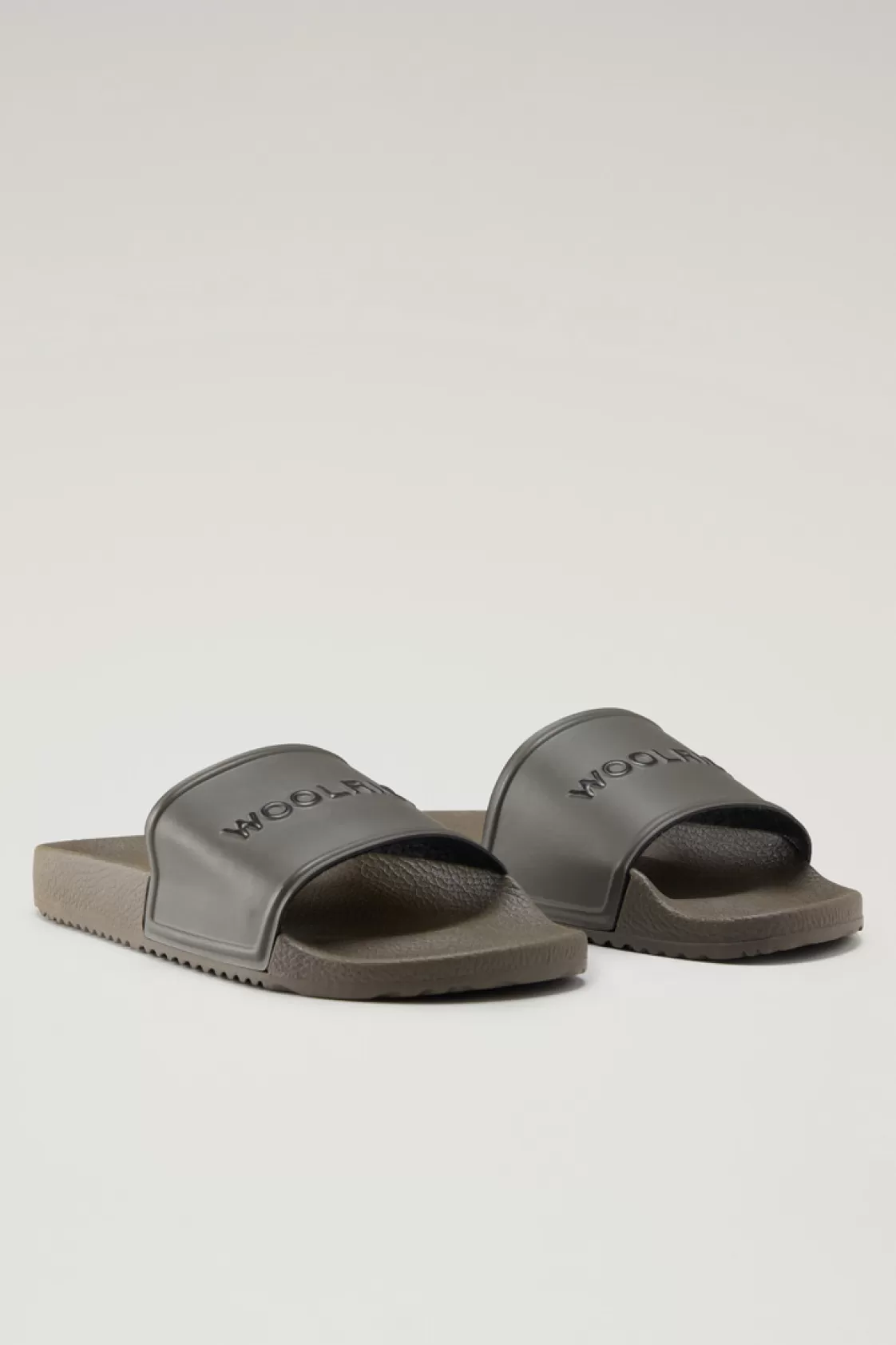 Boat Shoes & Sandals>woolrich Rubber Slide Sandals Green