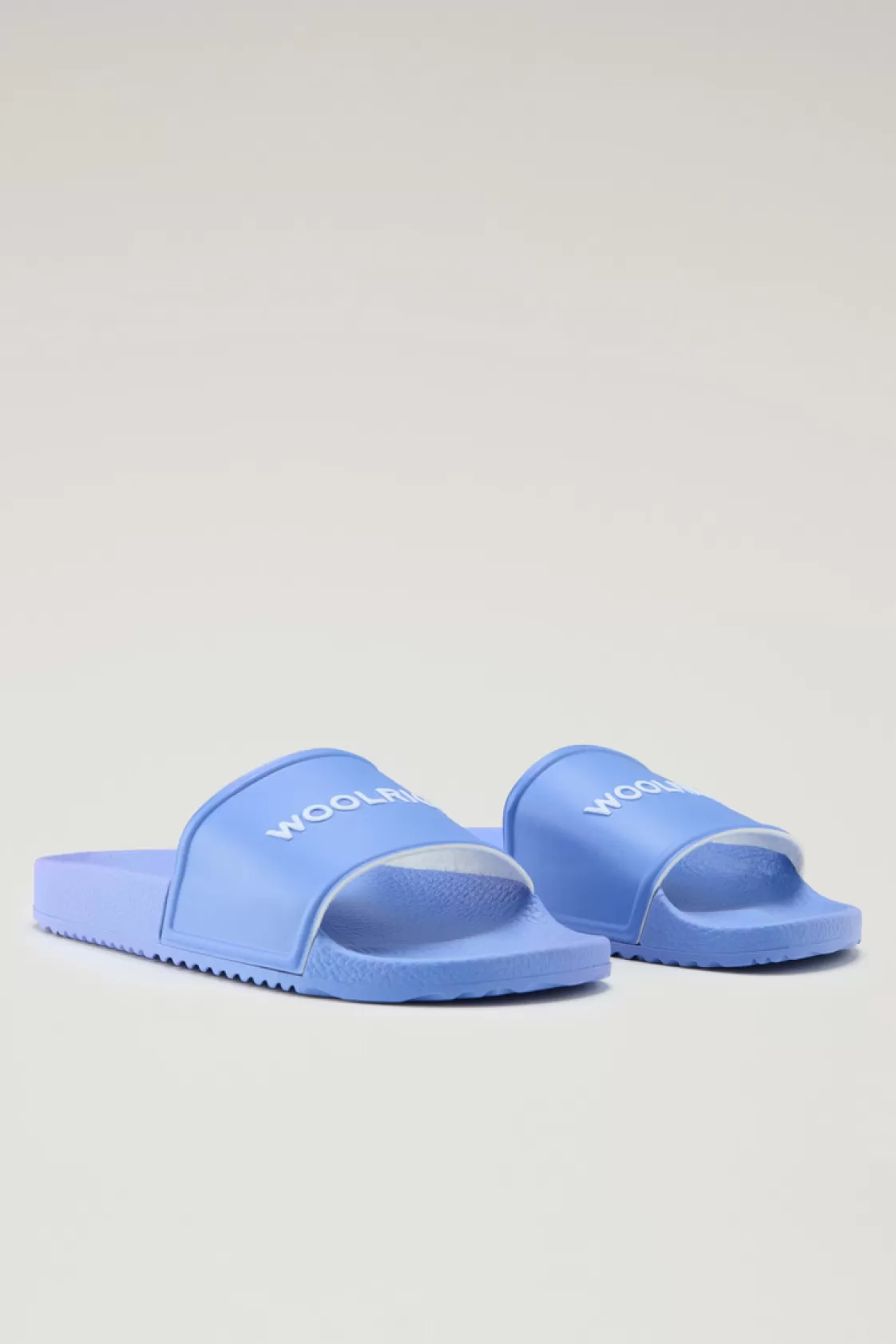 Boat Shoes & Sandals>woolrich Rubber Slide Sandals Sky Blue