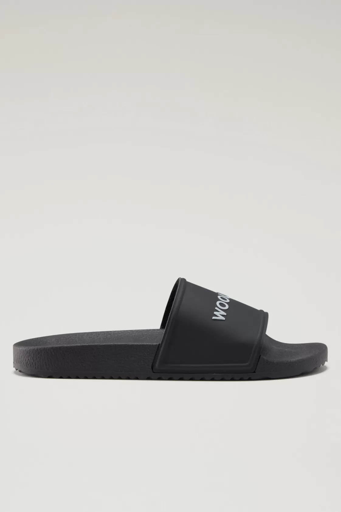 Boat Shoes & Sandals>woolrich Rubber Slide Sandals Black