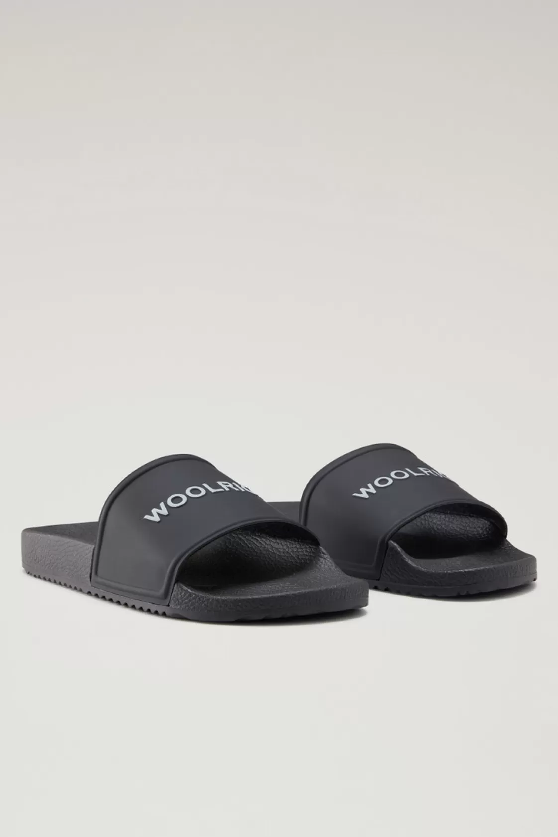 Boat Shoes & Sandals>woolrich Rubber Slide Sandals Black