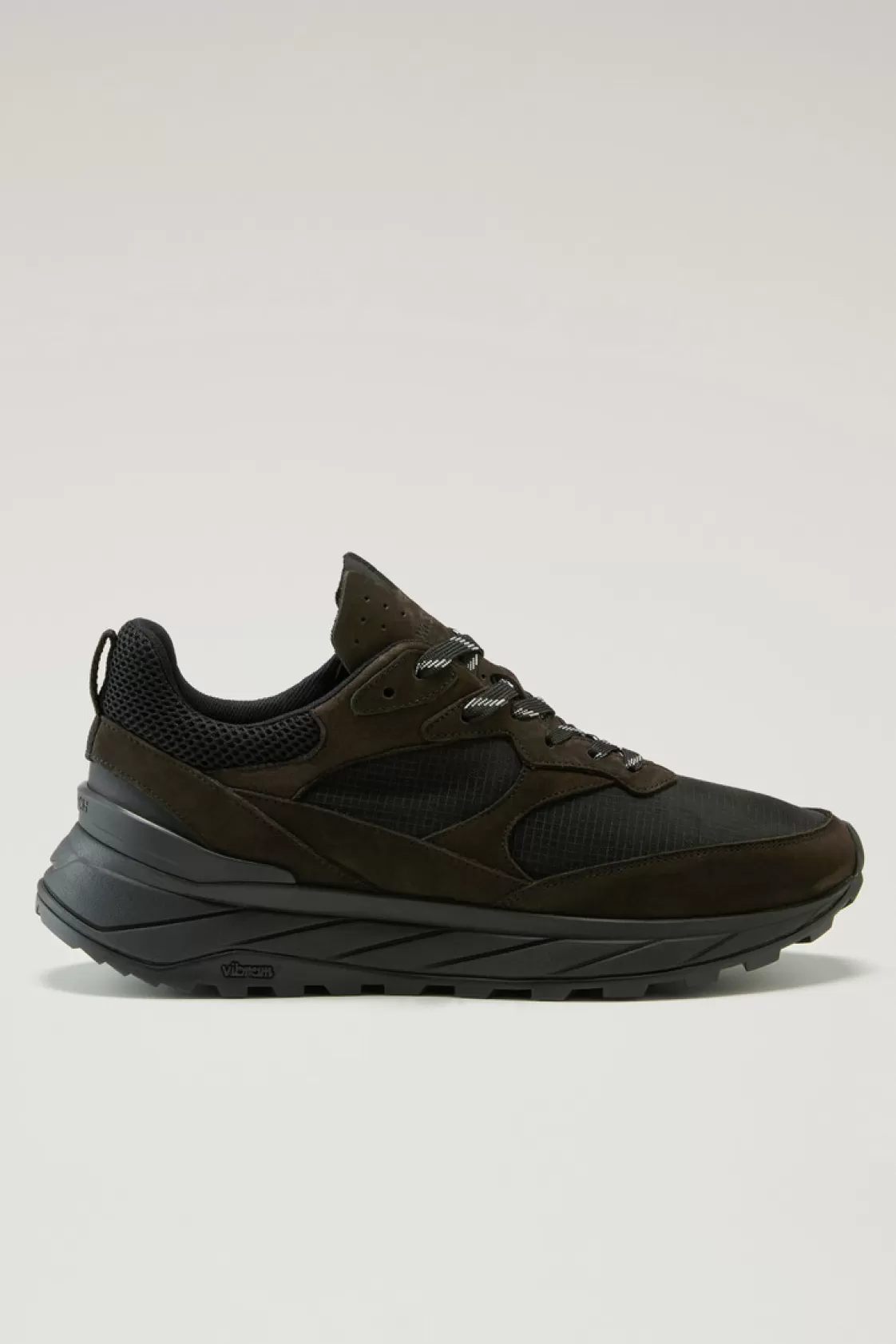 Sneakers>woolrich Running Sneakers In Ripstop Fabric Black Black