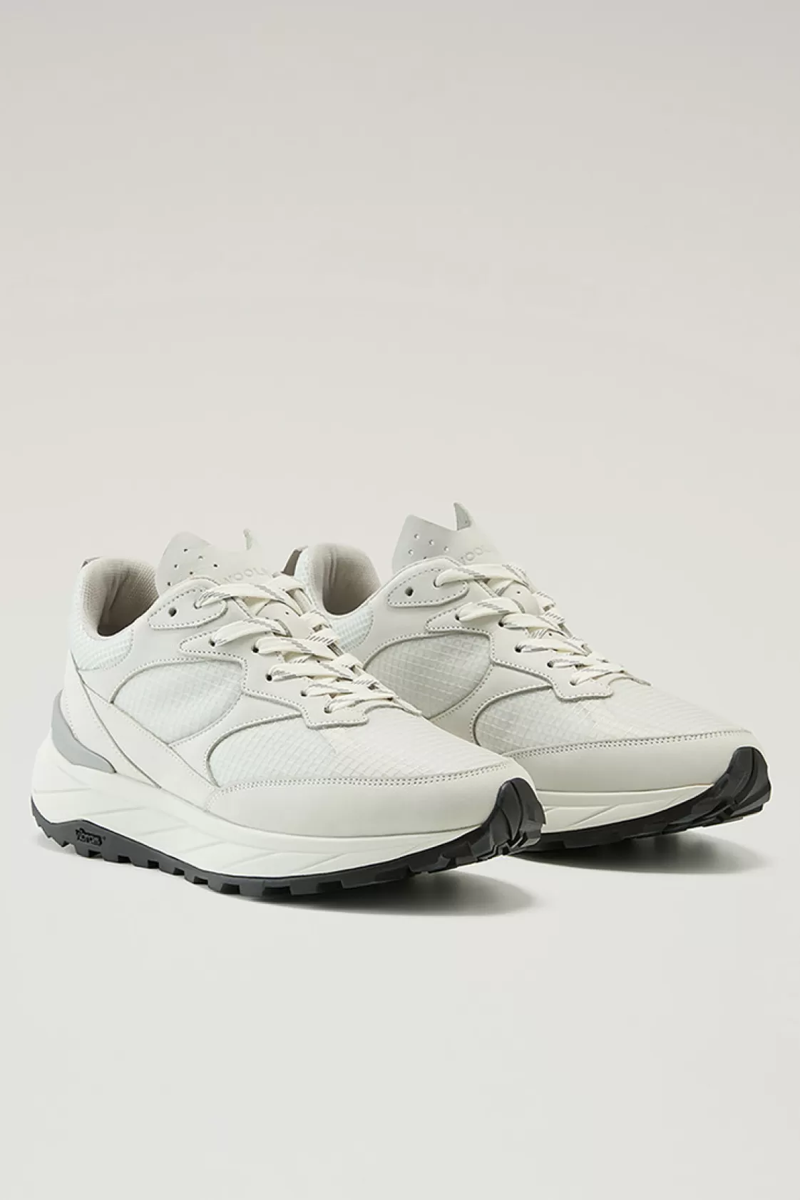 Sneakers>woolrich Running Sneakers In Ripstop Fabric White Off White