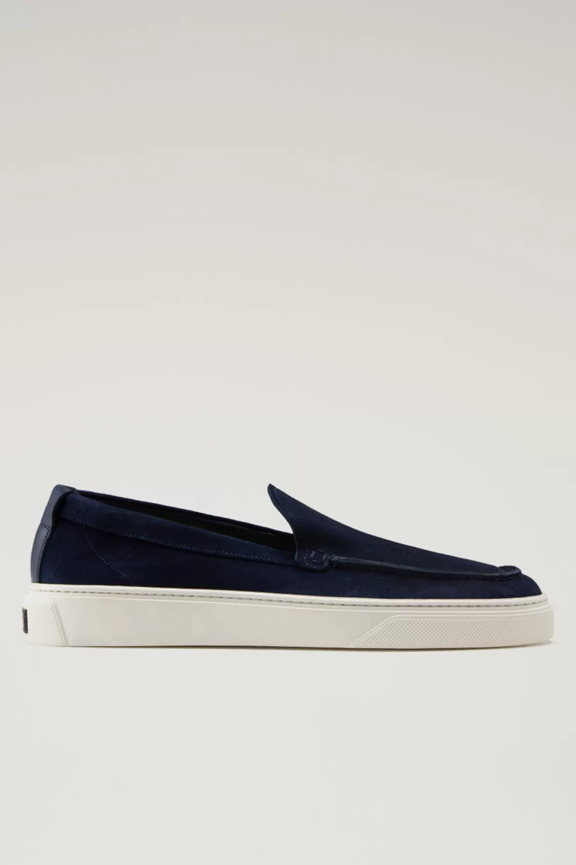 Boat Shoes & Sandals>woolrich Slip-on Loafers In Suede Blue