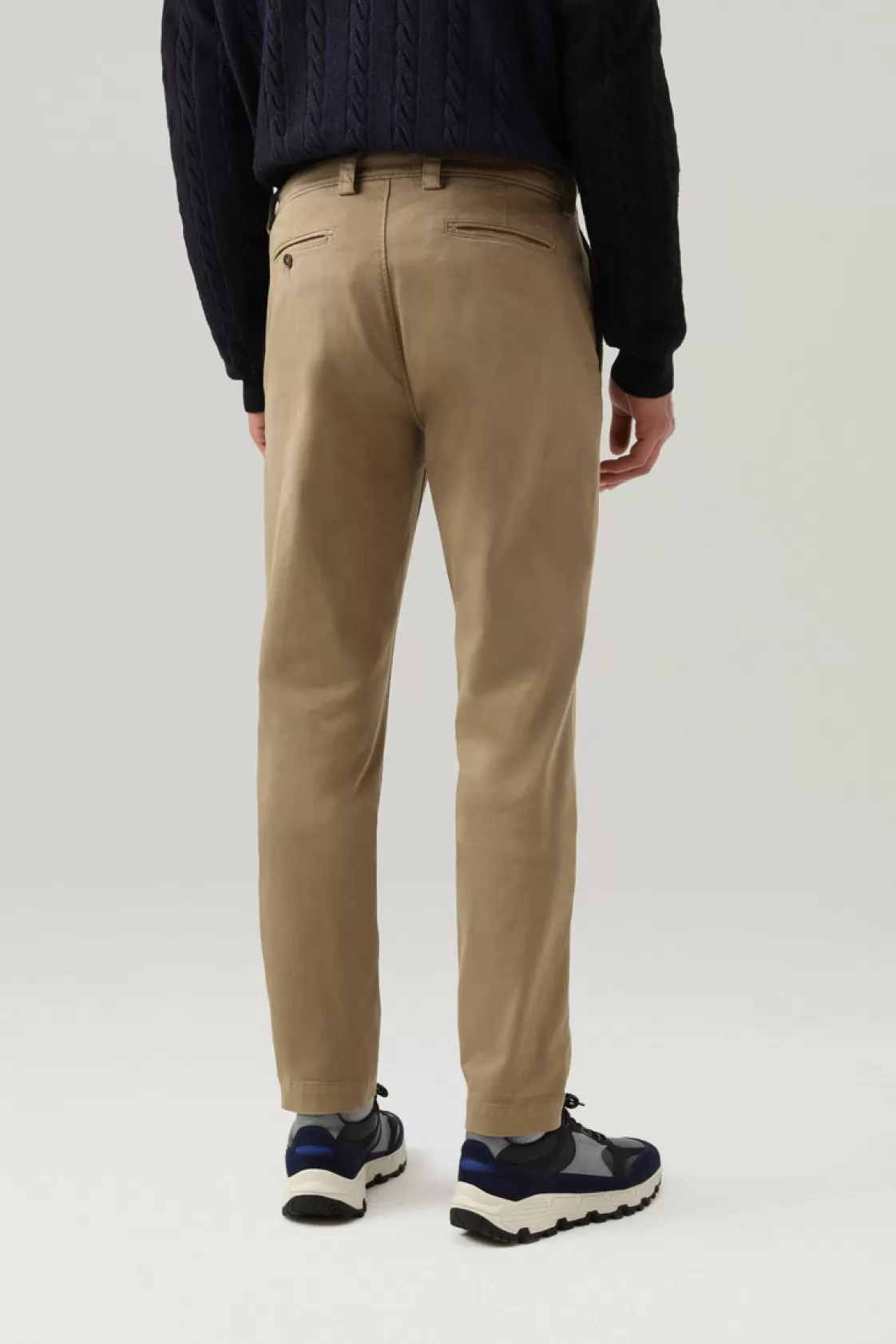 Trousers & Shorts>woolrich Stretch Cotton Chino Pants Gold Khaki