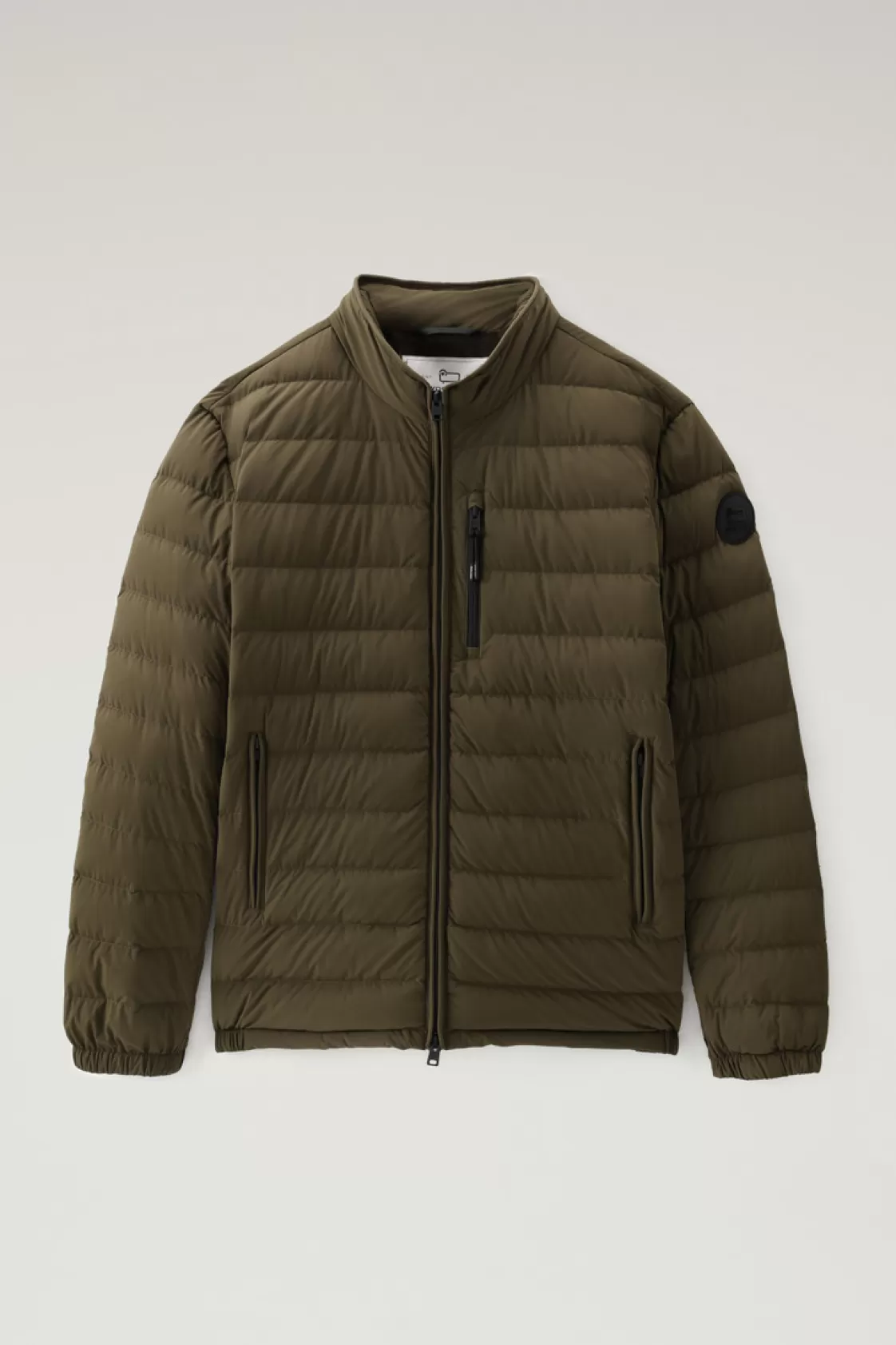 Lightweight Down Jackets | Jackets>woolrich Stretch Nylon Sundance Down Jacket Dark Green