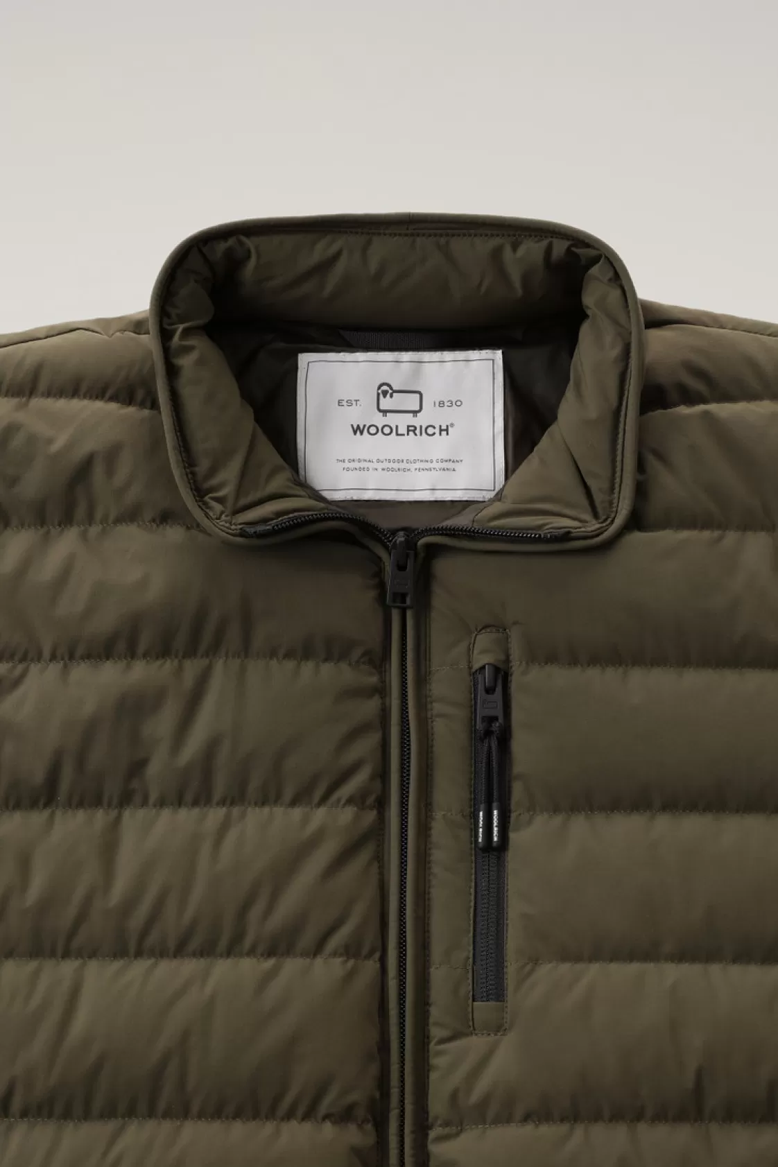 Lightweight Down Jackets | Jackets>woolrich Stretch Nylon Sundance Down Jacket Dark Green