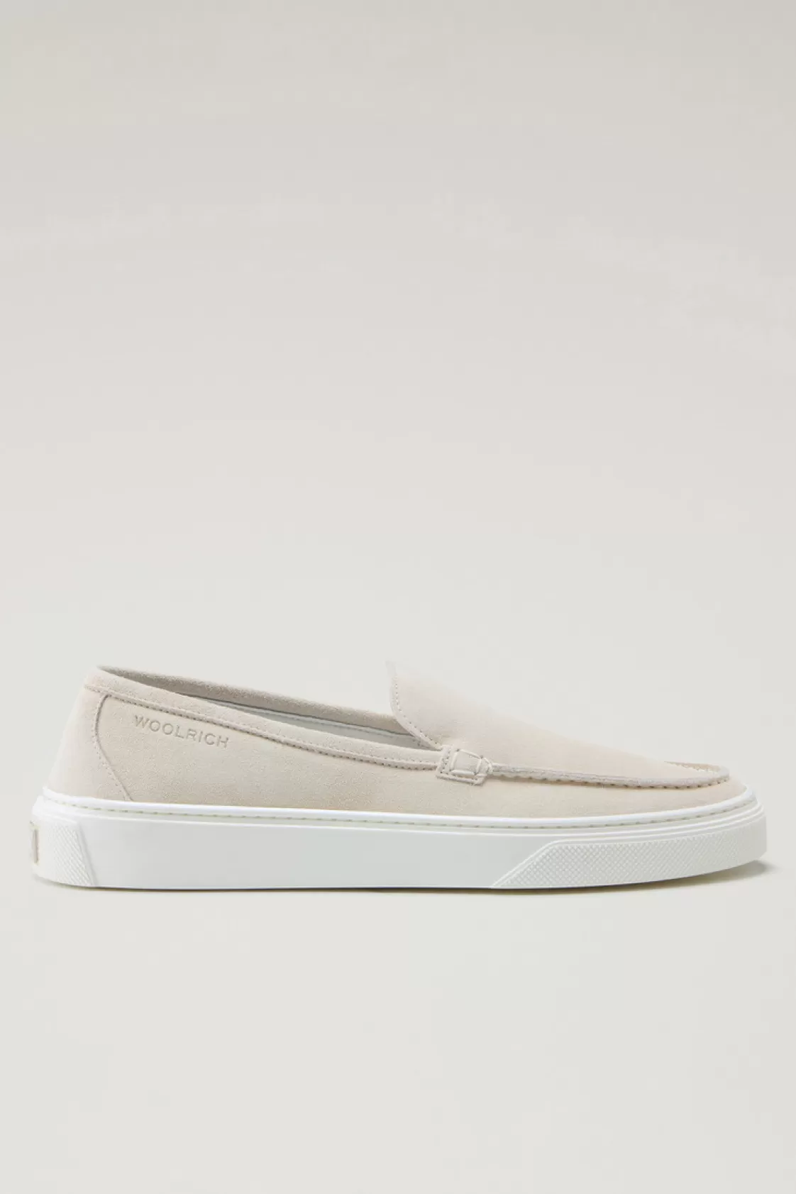 Boat Shoes & Sandals>woolrich Suede Slip-on Loafers Beige