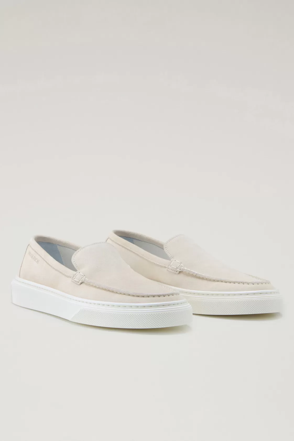 Boat Shoes & Sandals>woolrich Suede Slip-on Loafers Beige