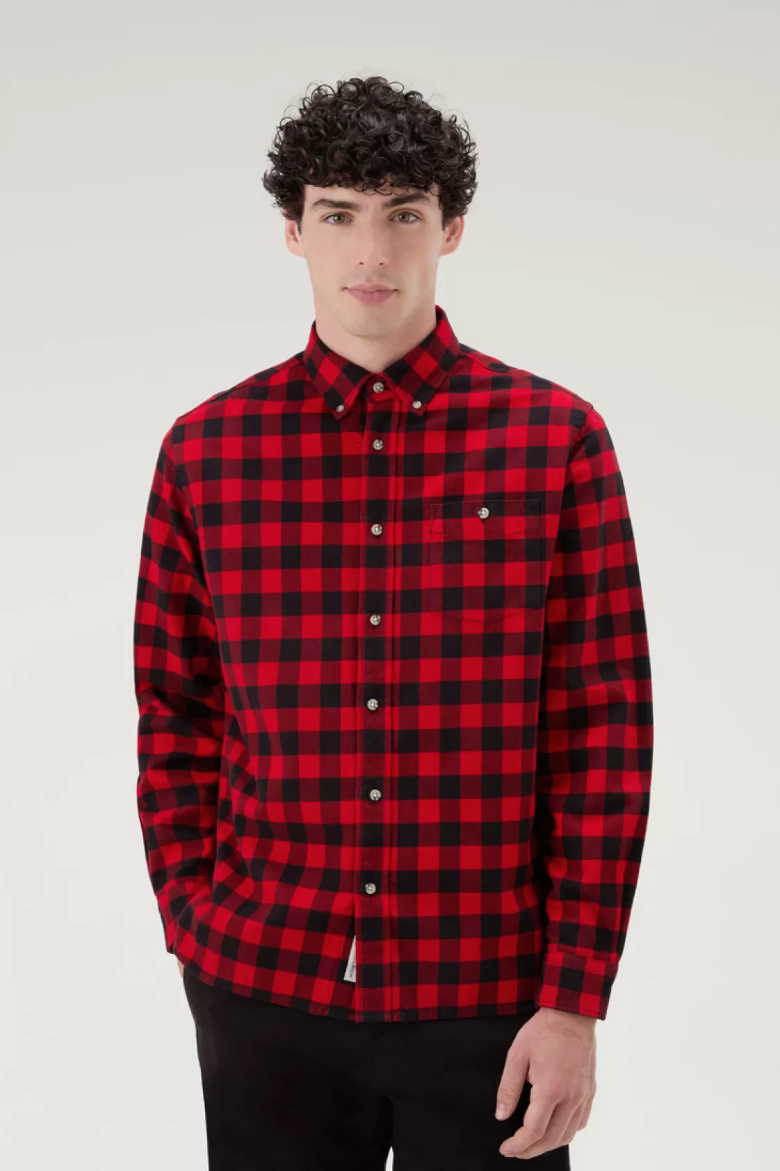 Flannels & Shirts | Icons>woolrich Traditional Flannel Check Shirt Red Buffalo