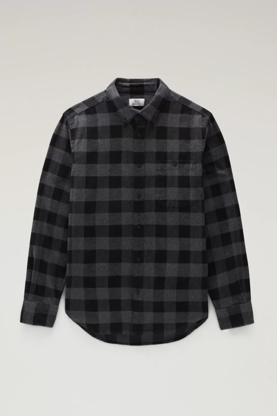 Flannels & Shirts | Icons>woolrich Trout Run Flannel Check Shirt Charcoal Buffalo