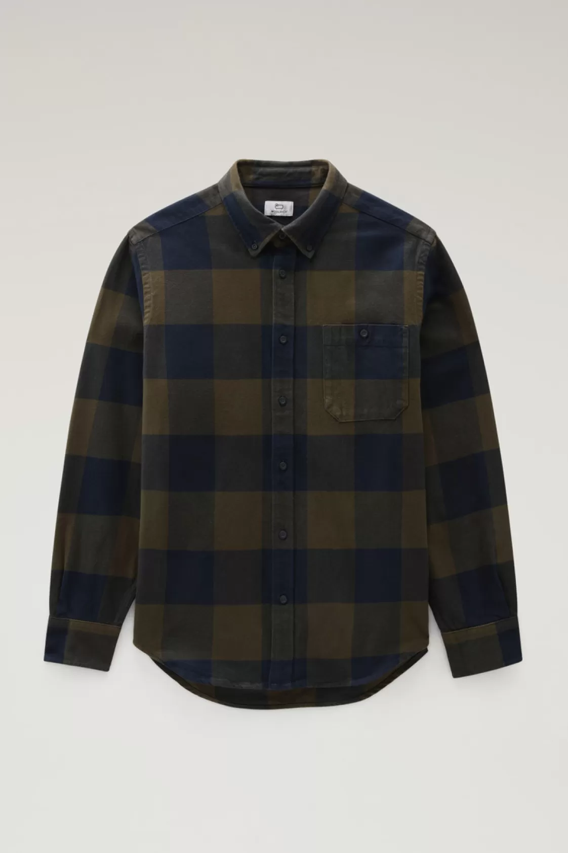 Flannels & Shirts>woolrich Trout Run Flannel Check Shirt Dark Green Buffalo