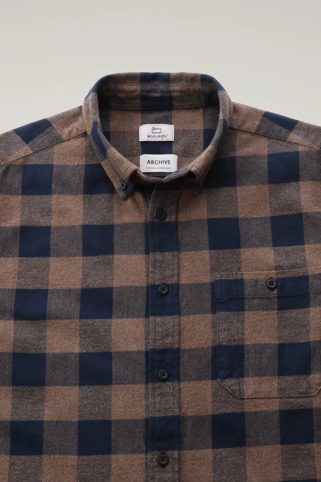 Flannels & Shirts | Icons>woolrich Trout Run Flannel Check Shirt Brown Buffalo