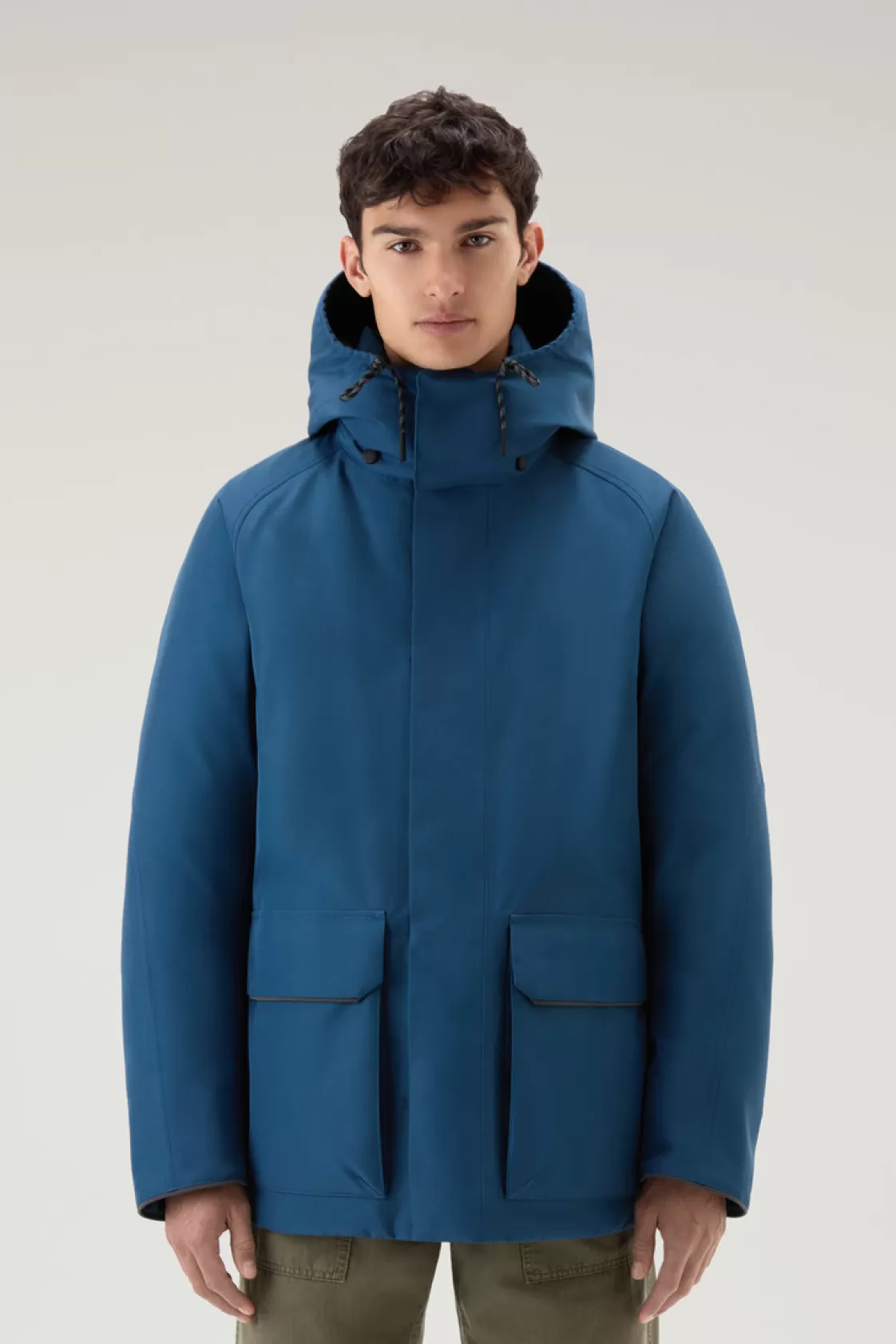 Parkas | Waterproof>woolrich Waterproof Aleutian Supreme Parka In GORE-TEX Blue Lobster